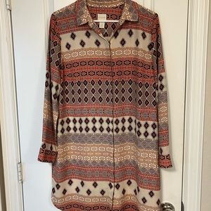 Chicos long sleeved tunic.  Size 1